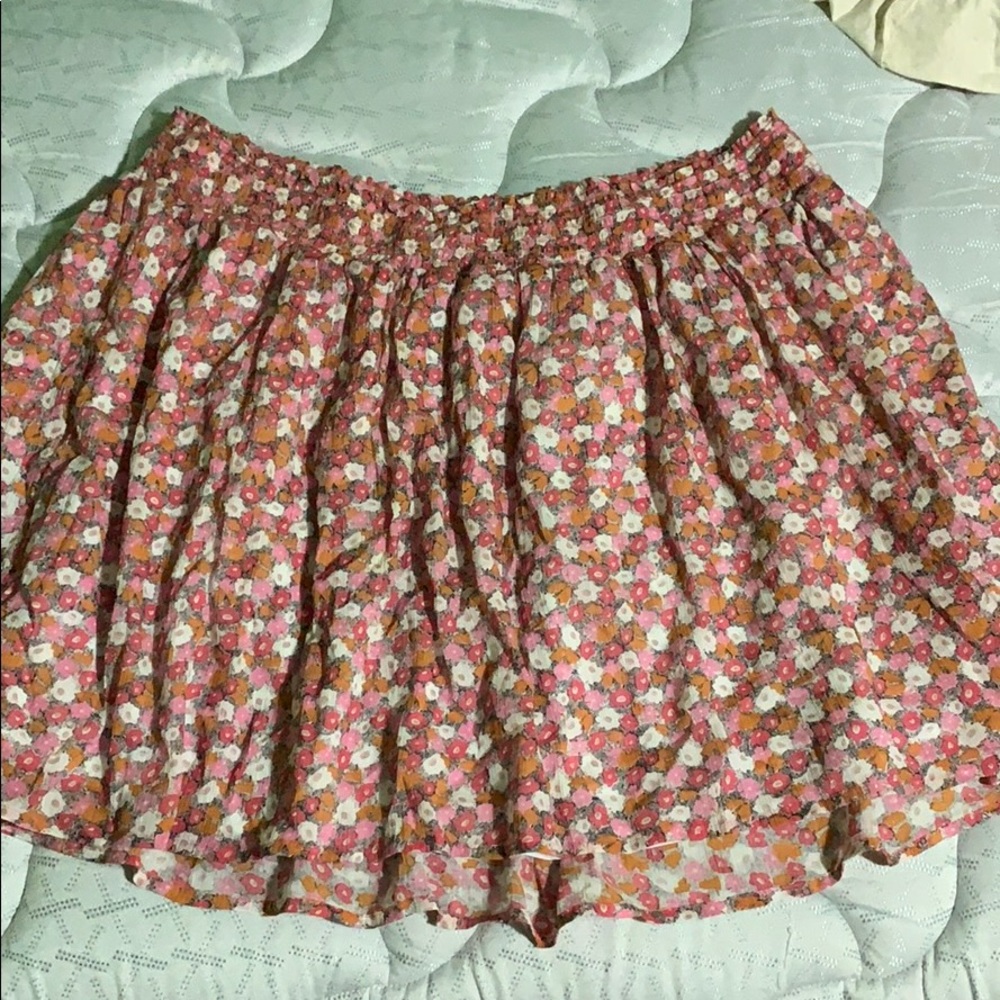 Flowered Plus Size Old Navy Skirt